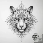 Tattoo sketch geometric медведь – tattoo sketch (№1759827457_0, 07.10.2025 08:57) — tattoovalue.net