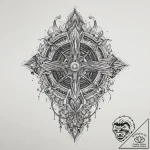 Tattoo sketch cosmic beginning, tattoo flash… – tattoo sketch (№1759827673_0, 07.10.2025 09:01) — tattoovalue.net
