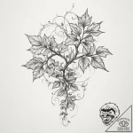 Tattoo sketch ivy vine, tattoo line art, line… – tattoo sketch (№1759827890_0, 07.10.2025 09:04) — tattoovalue.net