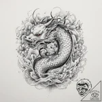 Tattoo sketch watercolor животное, tattoo fla… – tattoo sketch (№1759828107_0, 07.10.2025 09:08) — tattoovalue.net