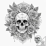 Tattoo sketch cosmic land, tattoo flash sheet… – tattoo sketch (№1759828325_0, 07.10.2025 09:12) — tattoovalue.net