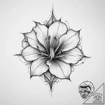 Tattoo sketch datura, tattoo line art, minima… – tattoo sketch (№1759828769_0, 07.10.2025 09:19) — tattoovalue.net