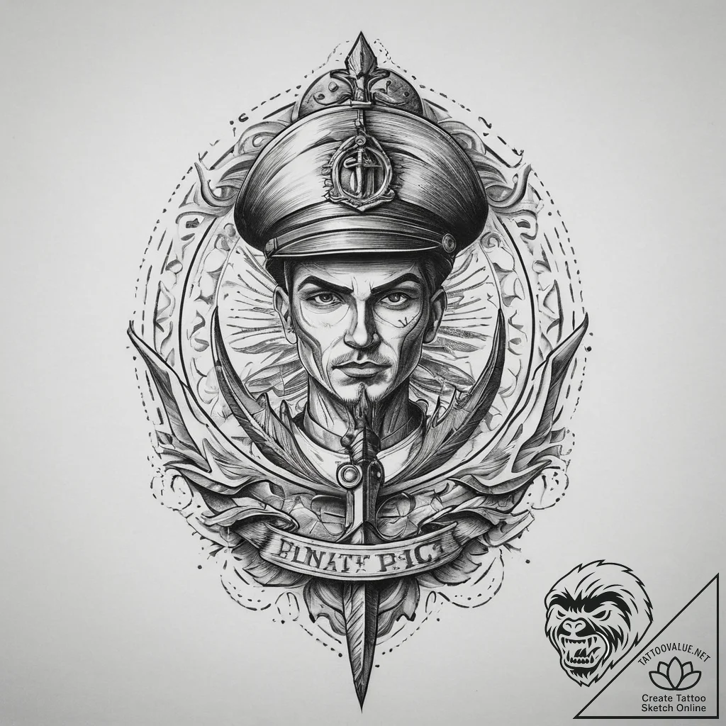 Tattoo sketch узор в виде ножа, tattoo drawin... - tattoo sketch (№1759829414_0, 07.10.2025 09:30) — tattoovalue.net
