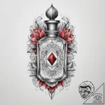 Tattoo sketch perfume tattoo, tattoo line art… – tattoo sketch (№1759829848_0, 07.10.2025 09:37) — tattoovalue.net