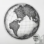 Tattoo sketch globe, artistic tattoo sketch,… – tattoo sketch (№1759830500_0, 07.10.2025 09:48) — tattoovalue.net