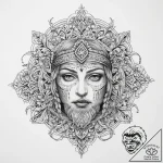 Slavic & eastern european folklore – tattoo sketch (№1759830940_0, 07.10.2025 09:55) — tattoovalue.net