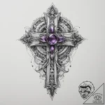Tattoo sketch amethyst, artistic tattoo sketc… – tattoo sketch (№1759831157_0, 07.10.2025 09:59) — tattoovalue.net
