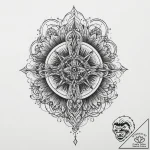 Tattoo sketch holy beginning, concept art for… – tattoo sketch (№1759832464_0, 07.10.2025 10:21) — tattoovalue.net