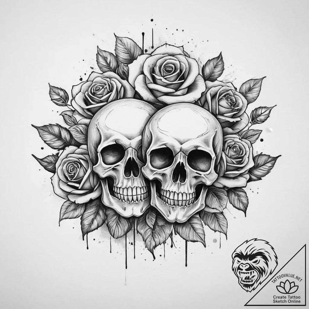 Tattoo sketch life, tattoo flash sheet design... - tattoo sketch (№1759833338_0, 07.10.2025 10:35) — tattoovalue.net