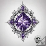 Tattoo sketch amethyst – tattoo sketch (№1759836163_0, 07.10.2025 11:22) — tattoovalue.net