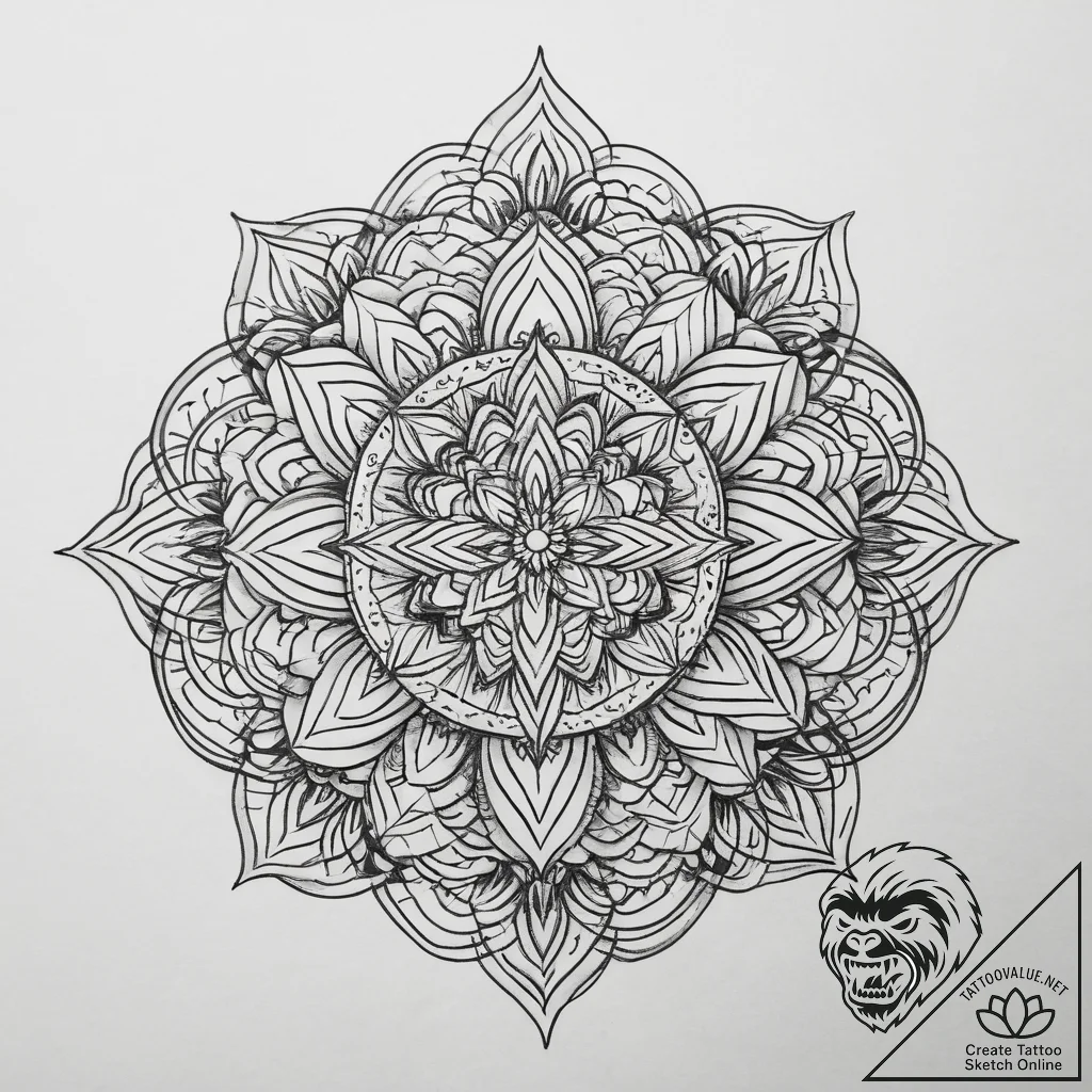 Tattoo sketch weave, tattoo line art, black a... - tattoo sketch (№1759836388_0, 07.10.2025 11:26) — tattoovalue.net