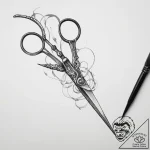 Tattoo sketch scissors – tattoo sketch (№1759839646_0, 07.10.2025 12:20) — tattoovalue.net