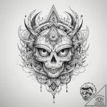 Tattoo sketch cosmic entity, tattoo line art,… – tattoo sketch (№1759842916_0, 07.10.2025 13:15) — tattoovalue.net