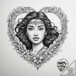 Tattoo sketch moana heart of te fiti, tattoo… – tattoo sketch (№1759844006_0, 07.10.2025 13:33) — tattoovalue.net