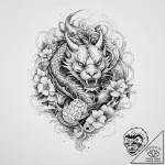 Tattoo sketch heartbeat with a person, tattoo… – tattoo sketch (№1759845092_0, 07.10.2025 13:51) — tattoovalue.net