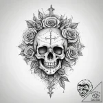 Tattoo sketch single line of a person with a… – tattoo sketch (№1759846610_0, 07.10.2025 14:16) — tattoovalue.net