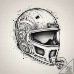 Tattoo sketch helmet, tattoo drawing outline,… – tattoo sketch (№1759847045_0, 07.10.2025 14:24) — tattoovalue.net