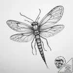 Tattoo sketch scorpionfly – tattoo sketch (№1759847921_0, 07.10.2025 14:38) — tattoovalue.net