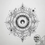 Tattoo sketch cosmic universe – tattoo sketch (№1759848571_0, 07.10.2025 14:49) — tattoovalue.net