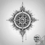 Tattoo sketch cosmic fount, concept art for t… – tattoo sketch (№1759849003_0, 07.10.2025 14:56) — tattoovalue.net