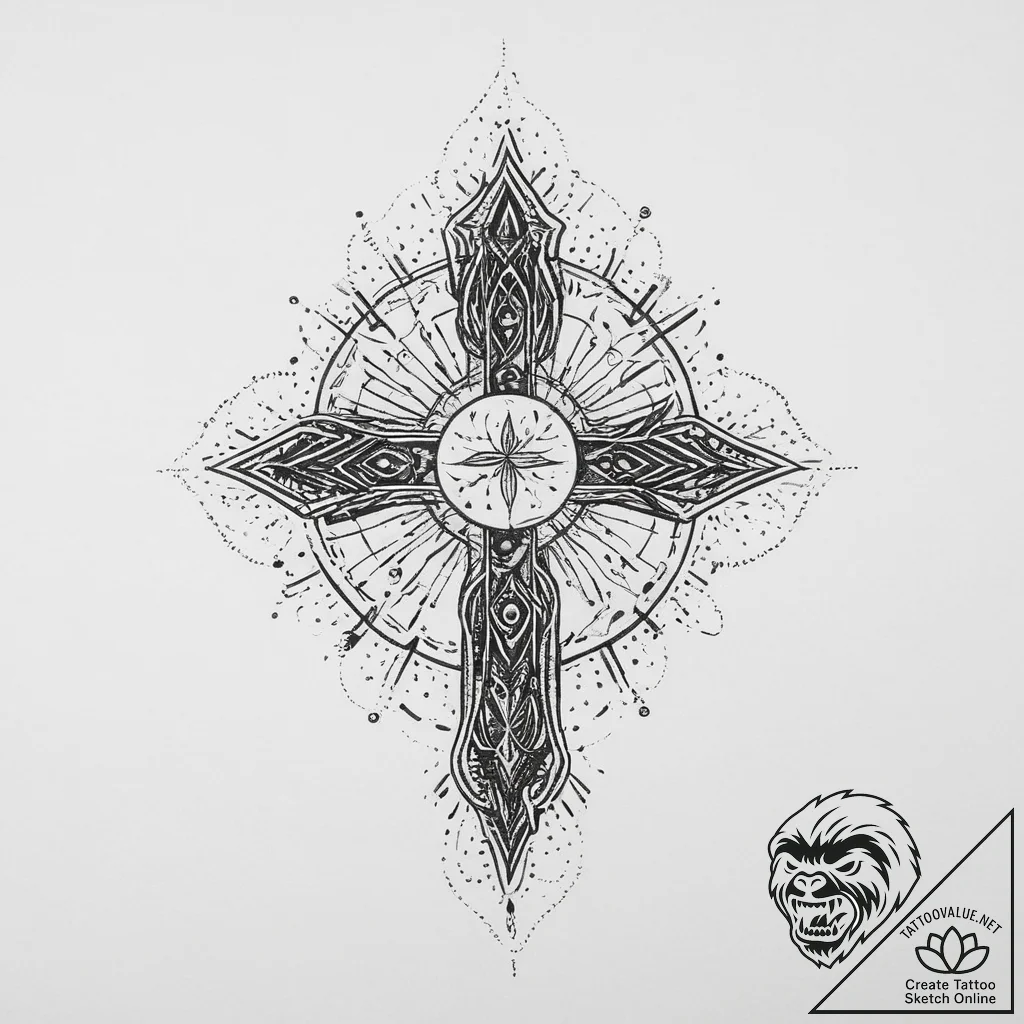 Tattoo sketch cosmic person, tattoo sketch de... - tattoo sketch (№1759849219_0, 07.10.2025 15:00) — tattoovalue.net