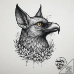 Tattoo sketch tom and jerry with a raven, tat… – tattoo sketch (№1759853982_0, 07.10.2025 16:19) — tattoovalue.net