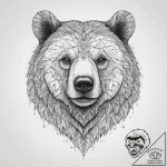 Tattoo sketch graphic медведь, tattoo drawing… – tattoo sketch (№1759854414_0, 07.10.2025 16:26) — tattoovalue.net