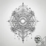 Tattoo sketch cosmic spring – tattoo sketch (№1759854631_0, 07.10.2025 16:30) — tattoovalue.net