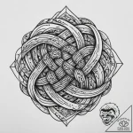 Tattoo sketch knot, tattoo flash sheet design… – tattoo sketch (№1759854848_0, 07.10.2025 16:34) — tattoovalue.net