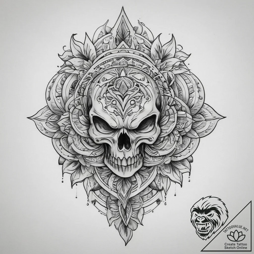 Tattoo sketch узор в виде листа, tattoo line... - tattoo sketch (№1759855064_0, 07.10.2025 16:37) — tattoovalue.net
