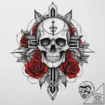 Tattoo sketch ribbon tattoo, tattoo sketch de… – tattoo sketch (№1759857452_0, 07.10.2025 17:17) — tattoovalue.net