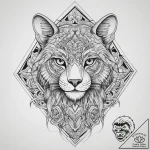 Tattoo sketch геометрическое животное, artist… – tattoo sketch (№1759858325_0, 07.10.2025 17:32) — tattoovalue.net