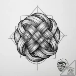 Tattoo sketch knot, ink illustration for tatt… – tattoo sketch (№1759861579_0, 07.10.2025 18:26) — tattoovalue.net
