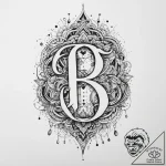 Tattoo sketch монограмма из линий, concept ar… – tattoo sketch (№1759862658_0, 07.10.2025 18:44) — tattoovalue.net