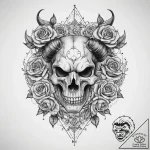 Tattoo sketch minotaur, tattoo line art, clea… – tattoo sketch (№1759865038_0, 07.10.2025 19:23) — tattoovalue.net