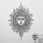 Tattoo sketch sacred soul, tattoo sketch desi… – tattoo sketch (№1759866119_0, 07.10.2025 19:41) — tattoovalue.net