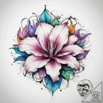 Tattoo sketch datura flower, tattoo flash she… – tattoo sketch (№1759866984_0, 07.10.2025 19:56) — tattoovalue.net