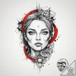 Tattoo sketch opal, tattoo line art, clean li… – tattoo sketch (№1759867869_0, 07.10.2025 20:11) — tattoovalue.net