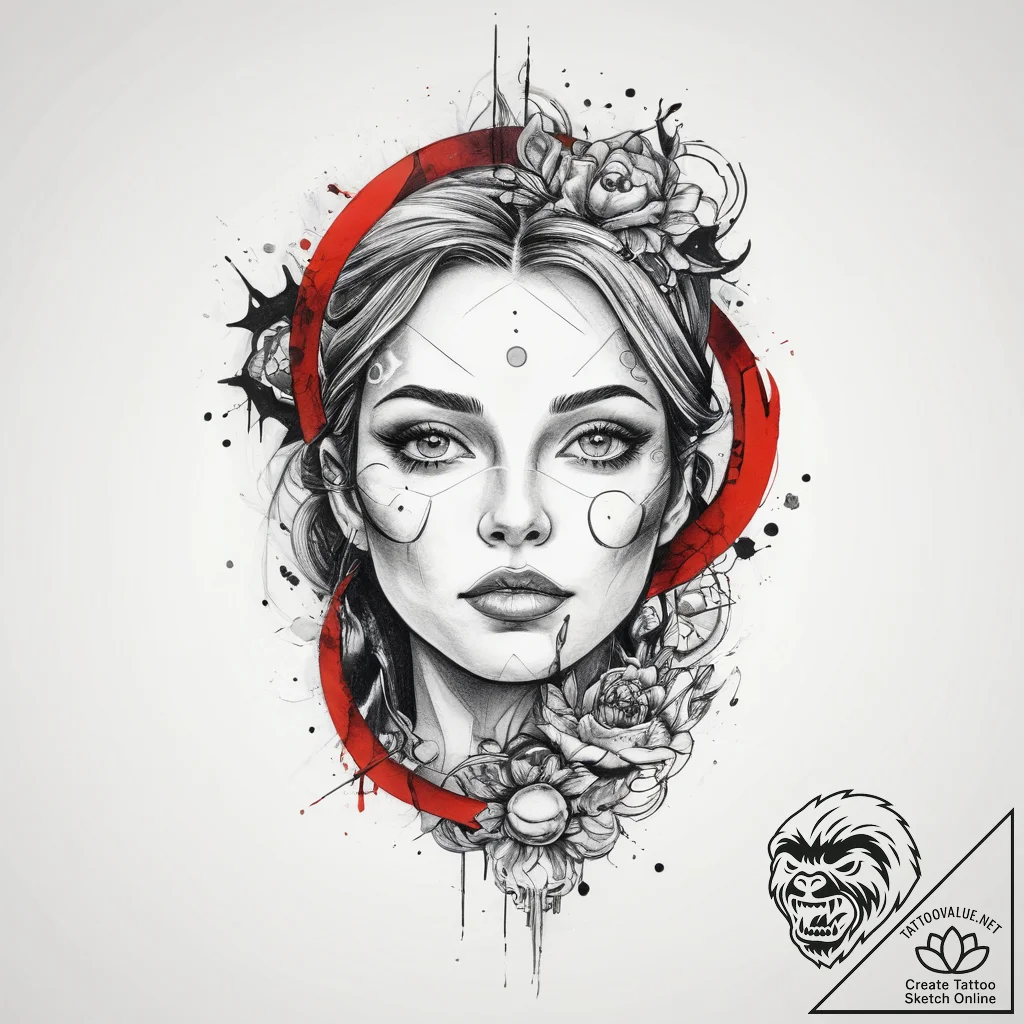 Tattoo sketch opal, tattoo line art, clean li... - tattoo sketch (№1759867869_0, 07.10.2025 20:11) — tattoovalue.net