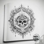 Tattoo sketch open book with a magical glow – tattoo sketch (№1759870892_0, 07.10.2025 21:01) — tattoovalue.net
