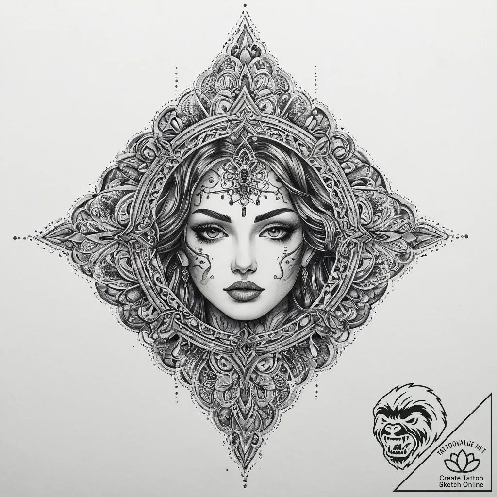 Tattoo sketch rogue, artistic tattoo sketch,... - tattoo sketch (№1759871333_0, 07.10.2025 21:08) — tattoovalue.net