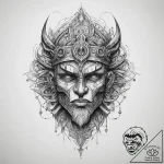 Tattoo sketch fortress, concept art for tatto… – tattoo sketch (№1759871980_0, 07.10.2025 21:19) — tattoovalue.net