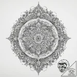 Tattoo sketch a symbolic event, tattoo line a… – tattoo sketch (№1759872410_0, 07.10.2025 21:26) — tattoovalue.net