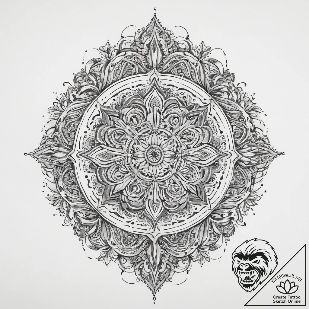 Tattoo sketch a symbolic event, tattoo line a... - tattoo sketch (№1759872410_0, 07.10.2025 21:26) — tattoovalue.net