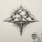 Tattoo sketch storm clouds, tattoo sketch des… – tattoo sketch (№1759872842_0, 07.10.2025 21:34) — tattoovalue.net