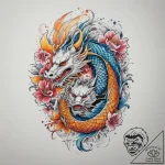 Tattoo sketch spirit leaving body, tattoo ske… – tattoo sketch (№1759873057_0, 07.10.2025 21:37) — tattoovalue.net