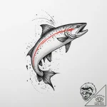 Tattoo sketch steelhead, tattoo drawing outli… – tattoo sketch (№1759874793_0, 07.10.2025 22:06) — tattoovalue.net