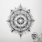 Tattoo sketch cosmic portrayal – tattoo sketch (№1759875233_0, 07.10.2025 22:13) — tattoovalue.net