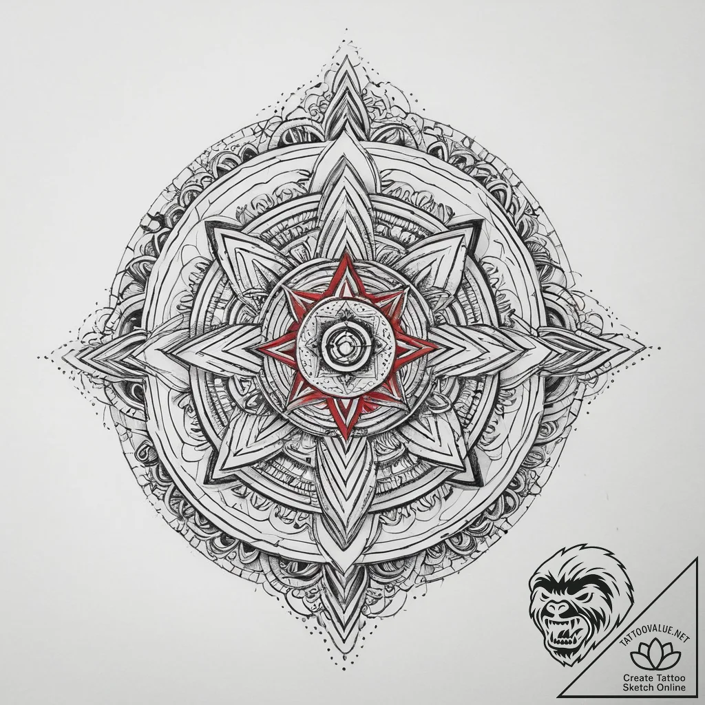 Tattoo sketch cosmic essence, artistic tattoo... - tattoo sketch (№1759879561_0, 07.10.2025 23:26) — tattoovalue.net