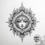 Tattoo sketch aura – tattoo sketch (№1759880641_0, 07.10.2025 23:44) — tattoovalue.net